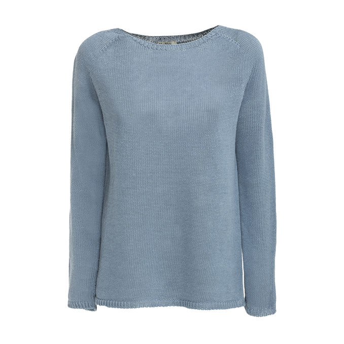 PULL GIOLINO Woman Light Blue Dust 
