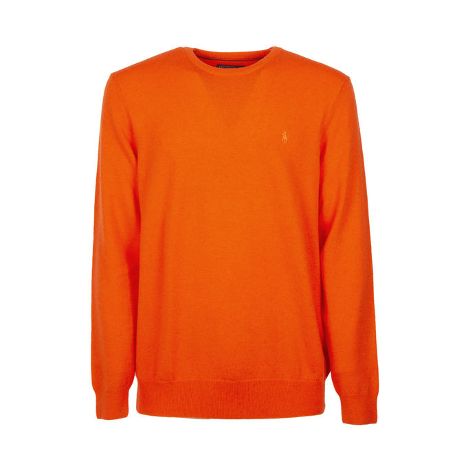 PULL LAMBSWOOL Uomo New Active Orange