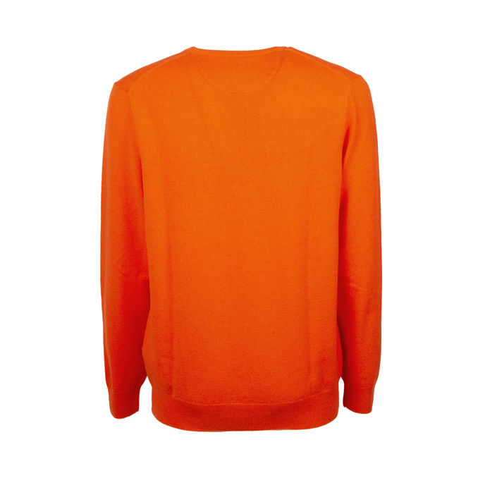 PULL LAMBSWOOL Uomo New Active Orange