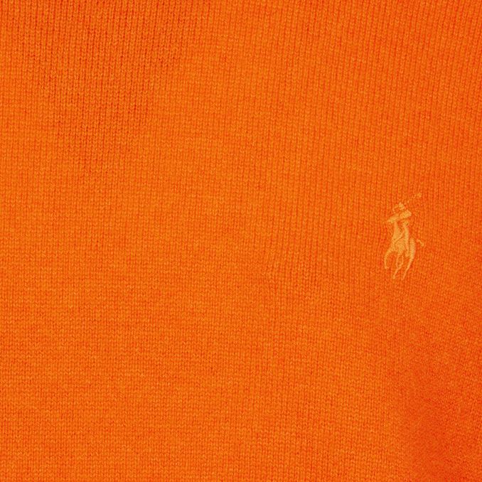 PULL LAMBSWOOL Uomo New Active Orange