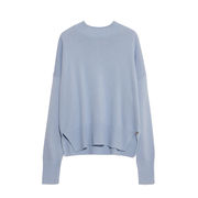 PULL PAVIA MIXED WOOL CASHMERE Woman Light Blue PULL PAVIA MIXED WOOL CASHMERE Woman Light Blue