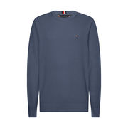 PULL PIQUE STRUCTURE Man Faded Indigo PULL PIQUE STRUCTURE Man Faded Indigo