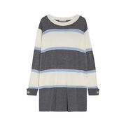 PULL RUMBA MIXED WOOL CASHMERE Woman Melange Grey PULL RUMBA MIXED WOOL CASHMERE Woman Melange Grey