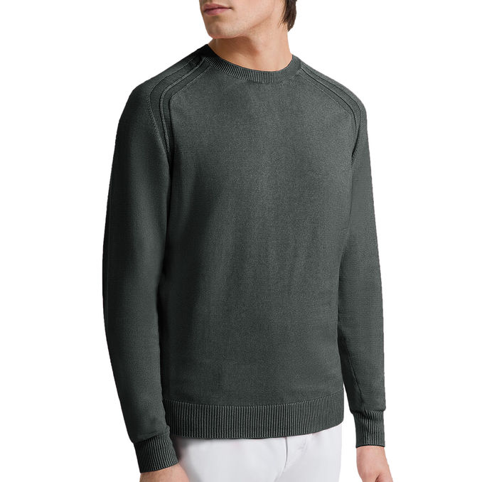 PULL TECHNO WASH Man Forest Green