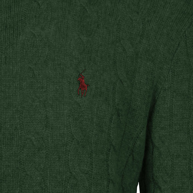 PULL WOOL AND CASHMERE Man Hunt Club Green 