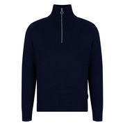 PULL ZIP MISTO LANA Uomo Deep Navy PULL ZIP MISTO LANA Uomo Deep Navy