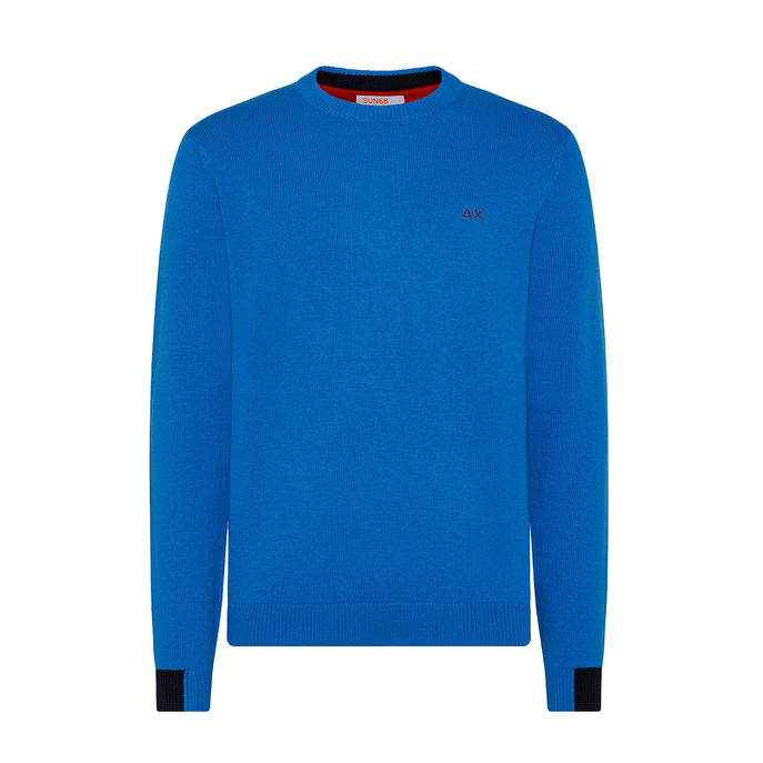 PULLOVER COLORED CUFFS Man Royal