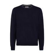 PULLOVER CREW NECK Man Navy Blue PULLOVER CREW NECK Man Navy Blue