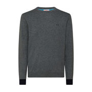 PULLOVER ELBOW CONTRAST Man Medium Grey PULLOVER ELBOW CONTRAST Man Medium Grey