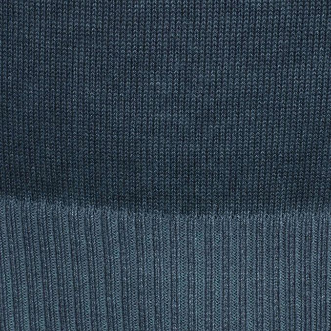 PULLOVER GARMENT DYED Man Blue Avio