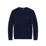 PULLOVER IN WOOL & CASHMERE Men Hunter Navy PULLOVER IN WOOL & CASHMERE Men Hunter Navy