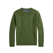 PULLOVER LAMBSWOOL Men Classic Olive Heather PULLOVER LAMBSWOOL Men Classic Olive Heather