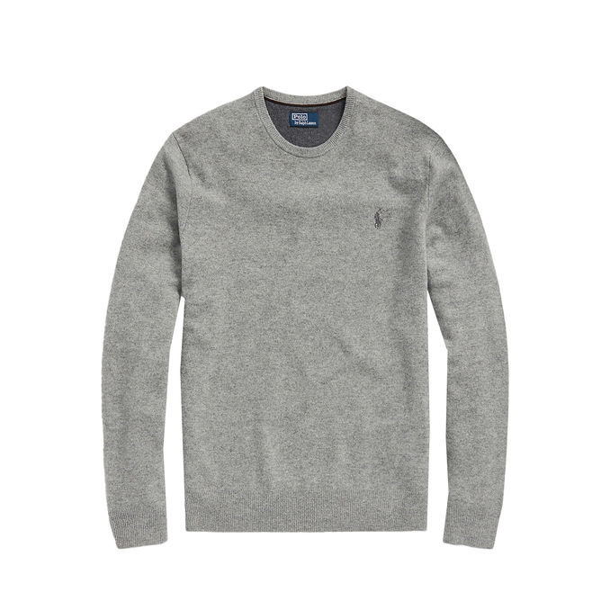 PULLOVER LAMBSWOOL Men Fawn Grey Heather