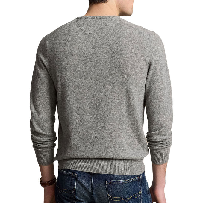 PULLOVER LAMBSWOOL Men Fawn Grey Heather