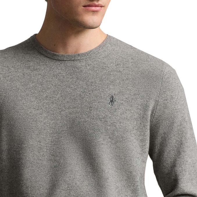 PULLOVER LAMBSWOOL Men Fawn Grey Heather