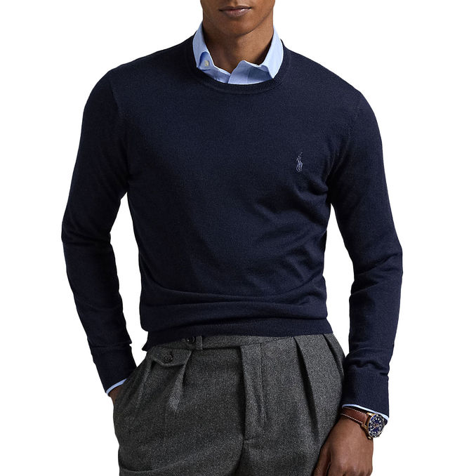 PULLOVER LAMBSWOOL Men Hunter Navy