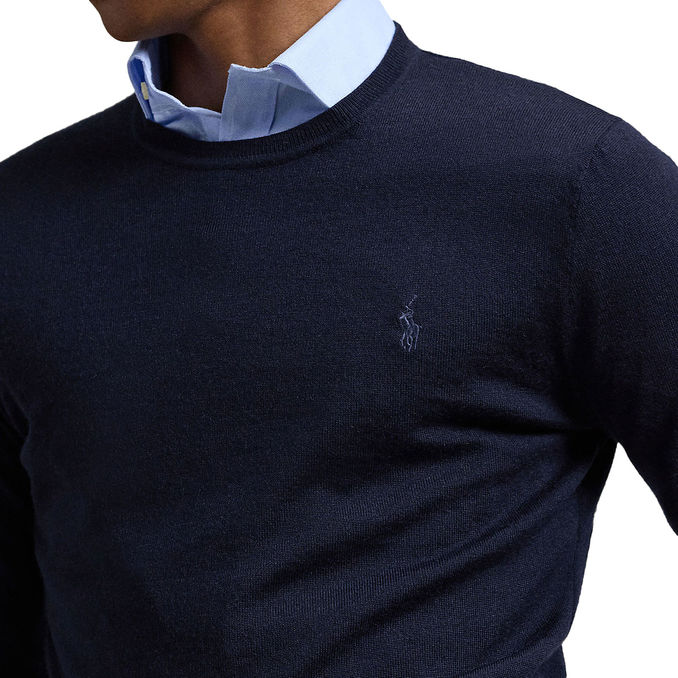 PULLOVER LAMBSWOOL Men Hunter Navy