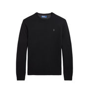 PULLOVER LAMBSWOOL Men Polo Black PULLOVER LAMBSWOOL Men Polo Black
