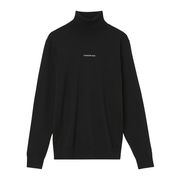 PULLOVER ROLL NECK MICRO BRANDING Man Black PULLOVER ROLL NECK MICRO BRANDING Man Black