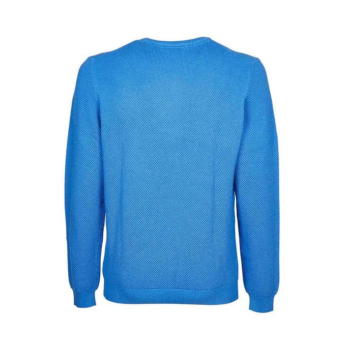 PULLOVER ROUND KNIT Man Light Blue