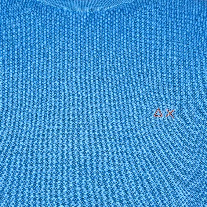 PULLOVER ROUND KNIT Man Light Blue
