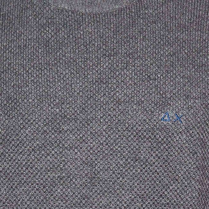 PULLOVER ROUND KNIT Man Medium Grey