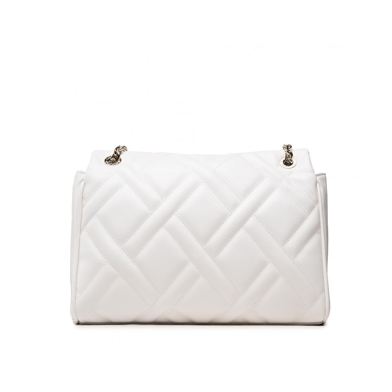 CALVIN KLEIN QUILTED LEATHER SHOULDER CHAIN BAG