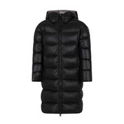 QUILTED DOWN JACKET Kid Black Dark Steel QUILTED DOWN JACKET Kid Black Dark Steel