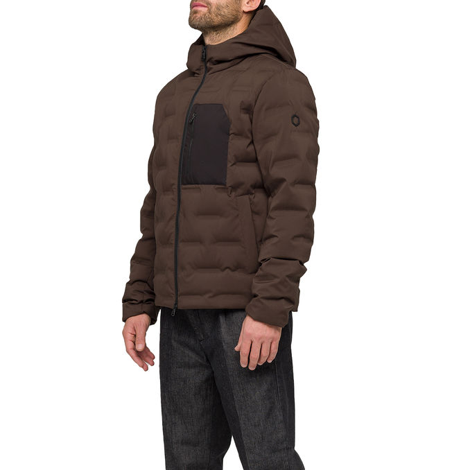 QUILTED DOWN JACKET WITH HOOD