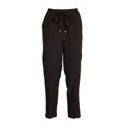 RADHA PANTS WITH DRAWSTRING APPLIED POCKETS Woman Black RADHA PANTS WITH DRAWSTRING APPLIED POCKETS Woman Black