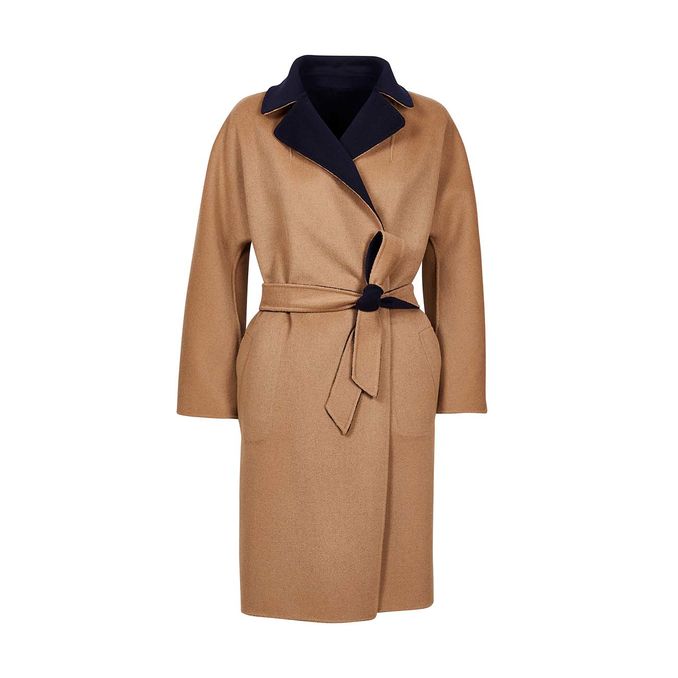 navy camel coat