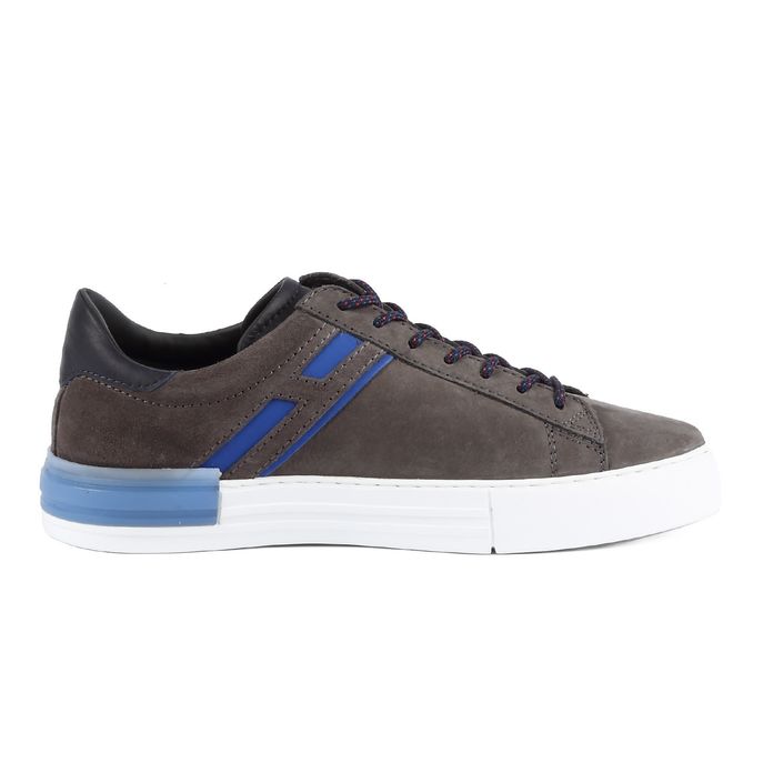 REBEL SNEAKERS Man Anthracite Bluette