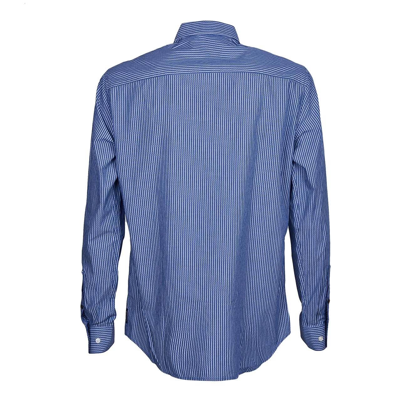 ARMANI EXCHANGE REGULAR FIT COTTON SHIRT Man Light blue spurst | Mascheroni  Sportswear