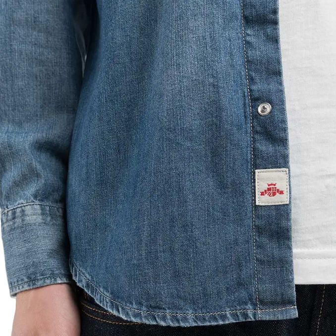 REGULAR-FIT DENIM SHIRT Medium Blue