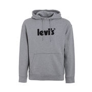 RELAXED GRAPHIC POSTER SWEATSHIRT WITH HOOD Man Grigio RELAXED GRAPHIC POSTER SWEATSHIRT WITH HOOD Man Grigio