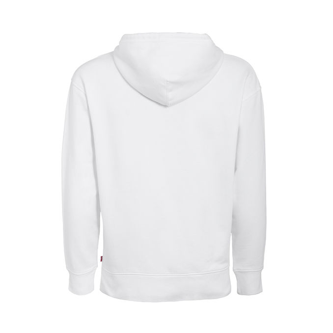RELAXED GRAPHIC POSTER SWEATSHIRT WITH HOOD Man White