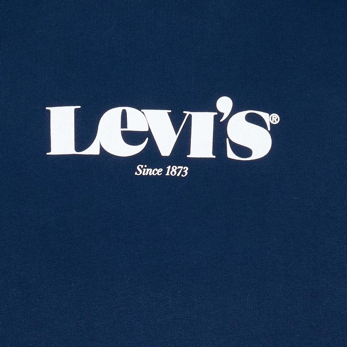 RELAXED GRAPHIC SWEATSHIRT LOGO Man Dress Blue