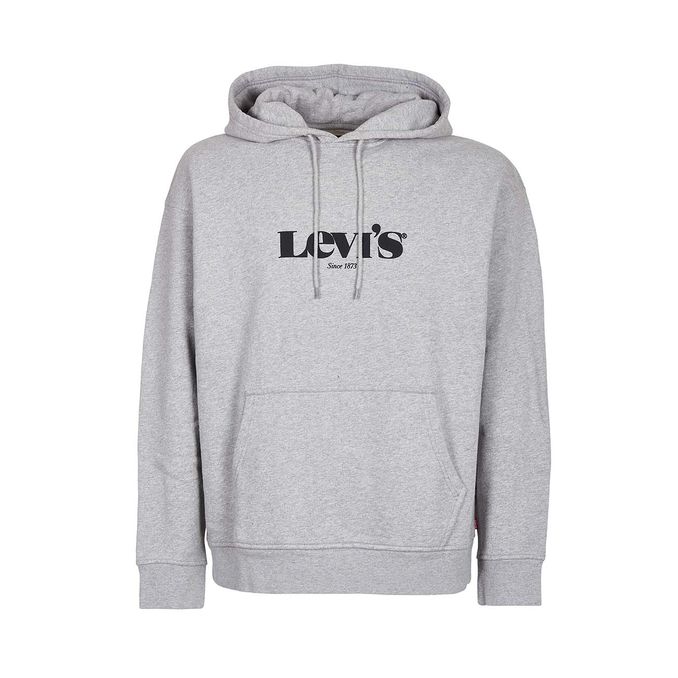 RELAXED GRAPHIC SWEATSHIRT Man Light Grey Melange