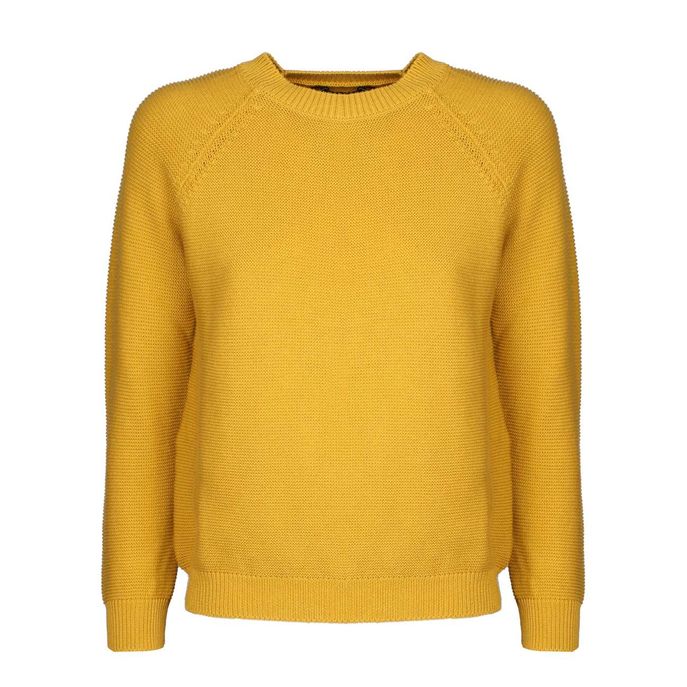 RENANIA ROUND NECK JUMPER Woman Custard