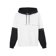 REPEAT LOGO COLORBLOCK HOODIE Man Bright white REPEAT LOGO COLORBLOCK HOODIE Man Bright white