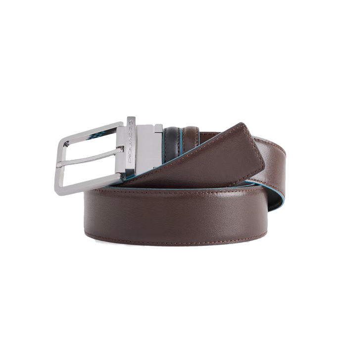 REVERSIBLE BELT Man Black and Brown