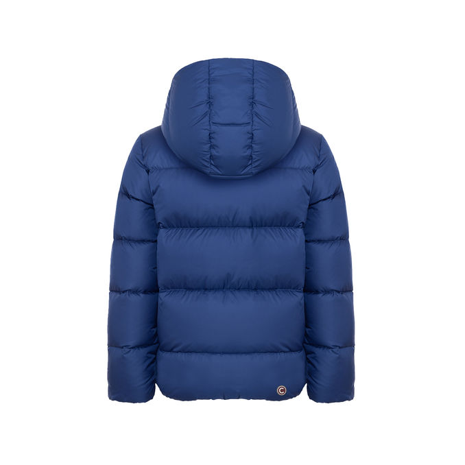 REVERSIBLE DOWN JACKET WITH HOOD Kids Captain Navy