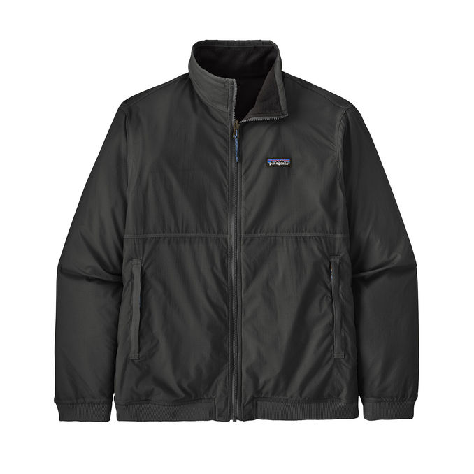 REVERSIBLE SHELLED MICRODINI JACKET Man Black