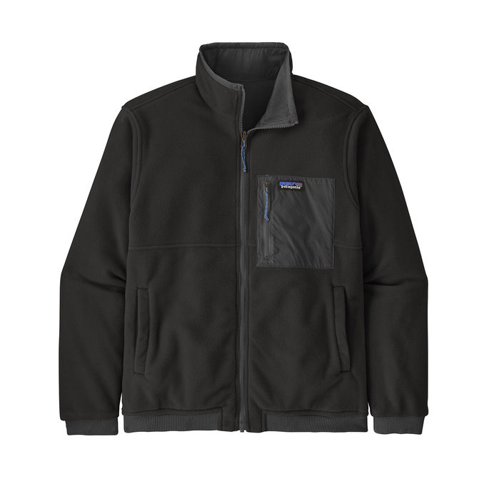 REVERSIBLE SHELLED MICRODINI JACKET Man Black