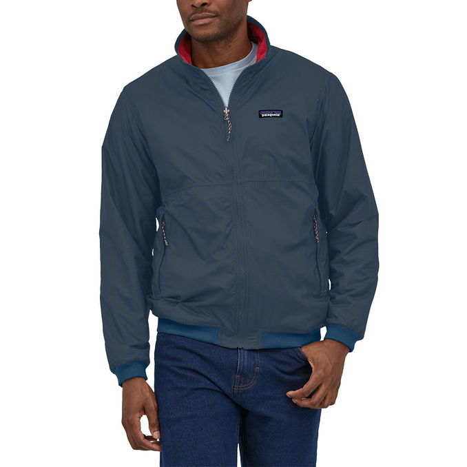 REVERSIBLE SHELLED MICRODINI JACKET Man Tidepool Blue
