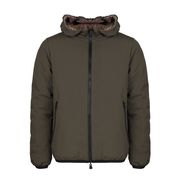 REVERSIBLE TOSHIRO JACKET Man Green Camouflage REVERSIBLE TOSHIRO JACKET Man Green Camouflage