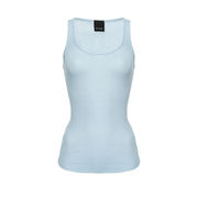 RIB TANK TOP Woman Blue RIB TANK TOP Woman Blue