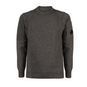 RIBBED PULL WITH POCKET ON SLEEVE Man Tarmac Gray RIBBED PULL WITH POCKET ON SLEEVE Man Tarmac Gray