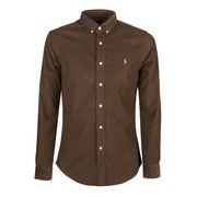 RIBBED SHIRT Man Chocolate Mousse   RIBBED SHIRT Man Chocolate Mousse