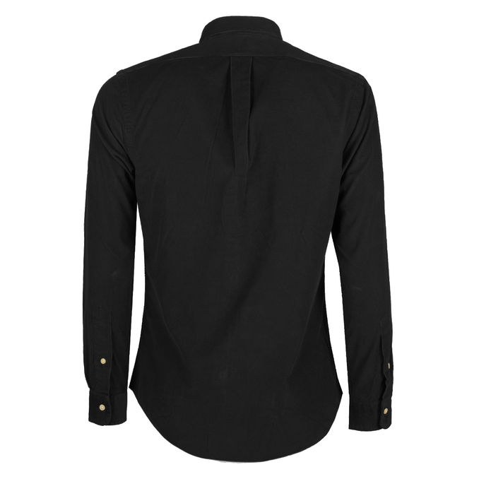 RIBBED SHIRT Man Polo Black